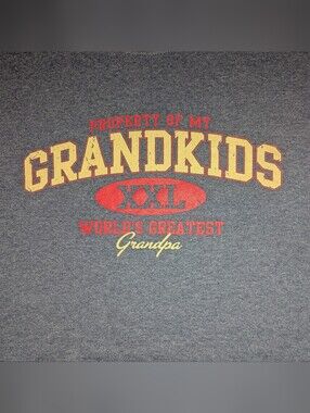 World's Greatest Grandpa 'Property of My Grandkids' Graphic Tee XXL